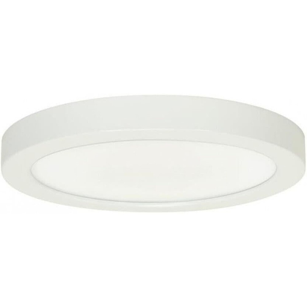 Satco S21514 Transitional LED Flush Mount in White Finish, 1.00 inches, 9 Inches